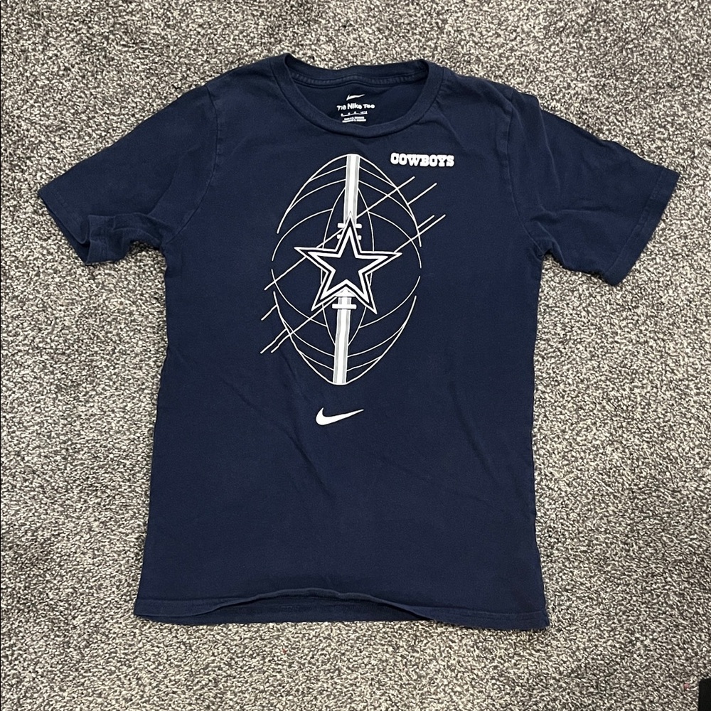 Nike Youth Blue Cowboys Graphic Tee